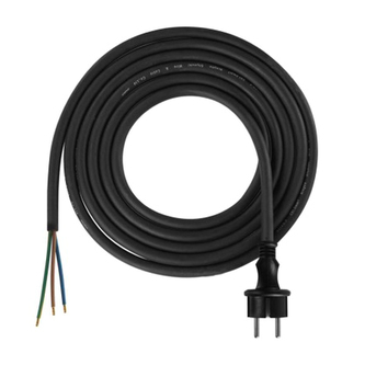 Flexo šňůra gumová 3x1,5mm2 3m černá  EMOS