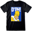 Pánské tričko The Simpsons|Simpsonovi: Doh (2XL) černá bavlna