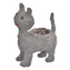 Květináč proutí kočka šedý 29x32x28 cm