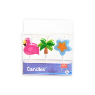 Svíčka dortová TROPICAL 8 ks