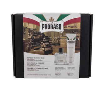 PRORASO White balzám po holení White 100 ml + krém na holení White 150 ml