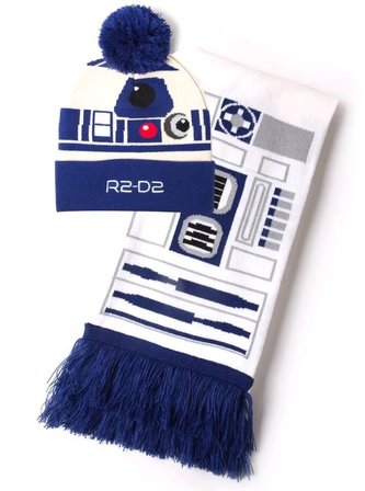 Zimní dárkový set čepice a šála Star Wars|Hvězdné Války: R2-D2 (univerzální) Zimní dárkový set čepice a šála Star Wars|Hvězdné Války: R2-D2 (univerzální)