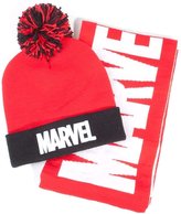 Zimní dárkový set čepice a šála Marvel: Logo Box (univerzální)