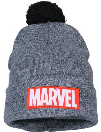 Úpletová zimní čepice Marvel: Box logo (univerzální)