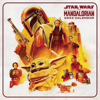 Kalendář 2022 Star Wars Mandalorian - nástěnný