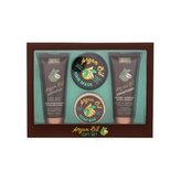 Xpel Argan Oil šampon Argan Oil 100 ml + kondicionér Argan Oil 100 ml + tuhé mýdlo Argan Oil 50 g + maska na vlasy Argan Oil 50 g