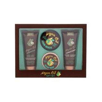 Xpel Argan Oil šampon Argan Oil 100 ml + kondicionér Argan Oil 100 ml + tuhé mýdlo Argan Oil 50 g + maska na vlasy Argan Oil 50 g
