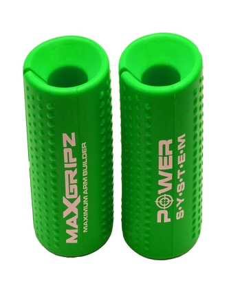 Power System - Gripy na posilovací tyč max gripz xlarge 4057 - green zelené