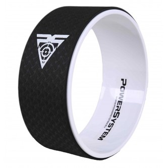 Power System - Válec na yogu Yoga wheel pro 4085 - white bílý
