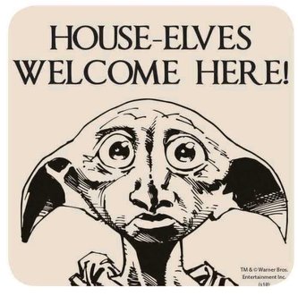 Half Moon Bay Tácek pod sklenici Dobby, Harry Potter