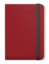 Týdenní A5 diář hemingway bordó