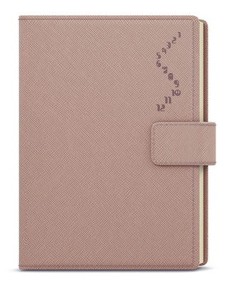 Týdenní A5 diář manager color pudrová