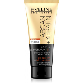 E. Argan + Keratin exclusive hair conditioner 8 v 1 200 ml