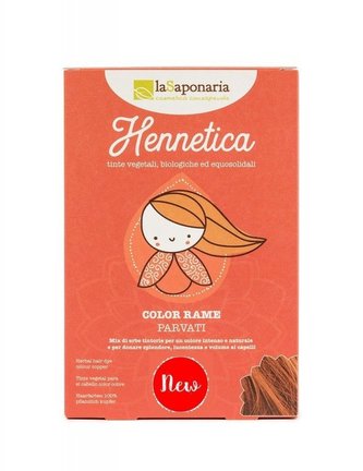 laSaponaria Přírodní barva na vlasy Parvati BIO (100 g) - měď laSaponaria Přírodní barva na vlasy Parvati BIO (100 g) - měď