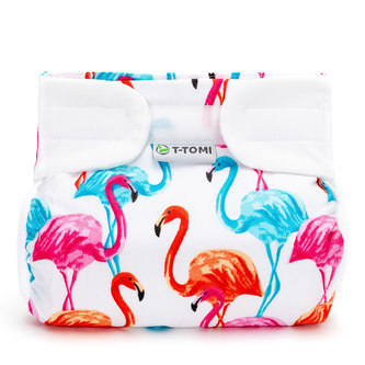 Ortopedické abdukční kalhotky - suchý zip, flamingo (3-6kg)