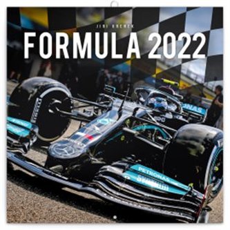 Kalendář 2022 poznámkový: Formule – Jiří Křenek, 30 × 30 cm
