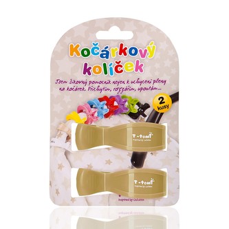 Kočárkové kolíčky, bronze / bronzová