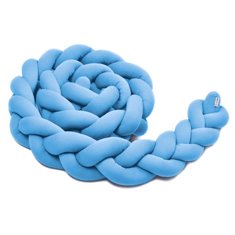 Pletený mantinel 180 cm, blue
