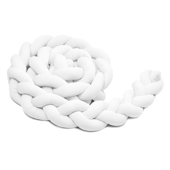Pletený mantinel 360 cm, white