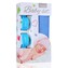 Baby set - bambusová osuška blue / modrá + kočárkový kolíček blue / modrá