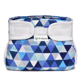 Ortopedické abdukční kalhotky - suchý zip, blue triangles (5-9kg)