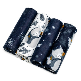 Látkové pleny, night foxes