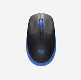Optická bezdrátová myš "M190", modrá, USB, LOGITECH, 910-005907