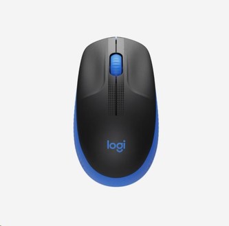Optická bezdrátová myš "M190", modrá, USB, LOGITECH, 910-005907