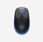 Optická bezdrátová myš "M190", modrá, USB, LOGITECH, 910-005907