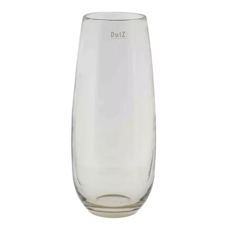 Skleněná váza DutZ, Vase Robert, výška 37 cm, průměr 11 cm, barva čirá