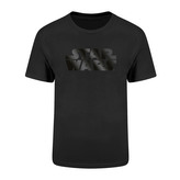 Pánské tričko Star Wars: Black foil Logo (L) černá bavlna