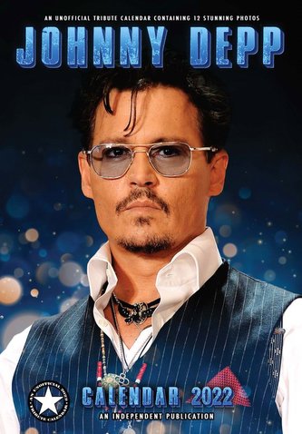 Kalendář 2022: Johnny Depp|Piráti z Karibiku (A3 29,7 x 42 cm)