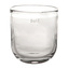 Skleněná oválná váza DutZ, Oval Vase C, výška 27 cm, šířka 27 cm, hloubka 20 cm, barva čirá
