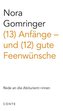 (13) Anfänge - und (12) gute Feenwünsche