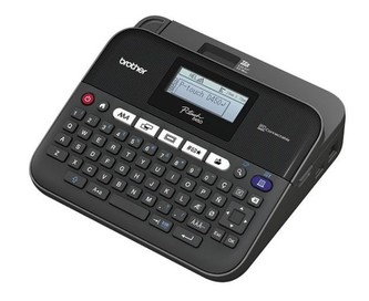BROTHER tiskárna štítků PT-D450VP - 18mm, pásky TZe USB s kufrem profesionální s velkým podsvíceným displejem