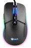 C-TECH herní myš Dawn, casual gaming, 6400 DPI, RGB podsvícení, USB