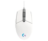 Kabelová optická herní myš "G102 Prodigy“, bílá, USB, LOGITECH, 910-005824