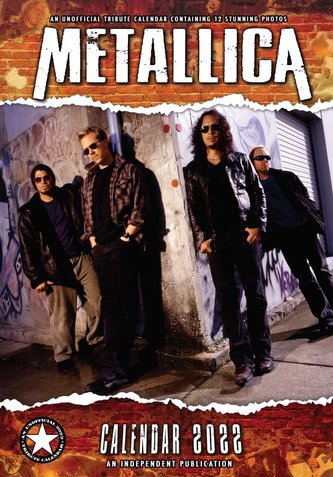 Kalendář 2022: Metallica (A3 29,7 x 42 cm) Kalendář 2022: Metallica (A3 29,7 x 42 cm)