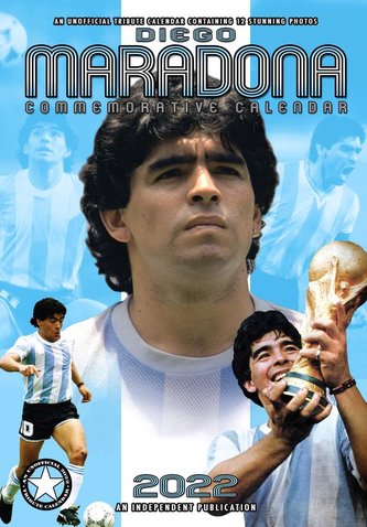 Kalendář 2022: Diego Maradona (A3 29,7 x 42 cm)