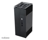 AKASA skříň Turing, fanless case, černá