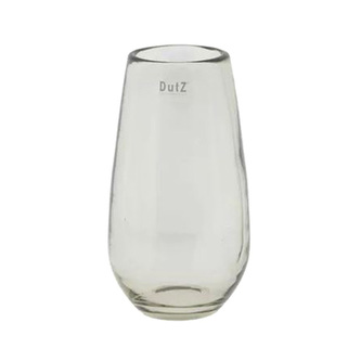 Skleněná váza DutZ, Vase Robert, výška 27 cm, průměr 10 cm, barva čirá