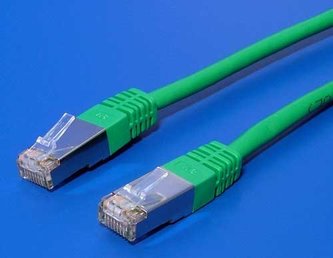 Roline FTP Patch kabel,15m cat.5e, (Class D) zelený