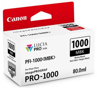 Canon cartridge BJ CARTRIDGE PFI-1000 MBK (Matte Black Ink Tank)