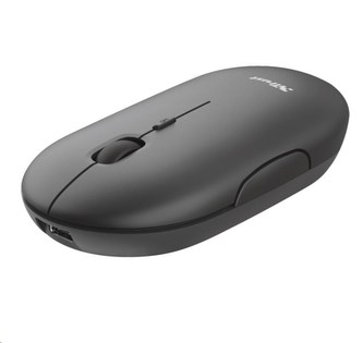 TRUST myš PUCK, bezdrátová, USB, černá