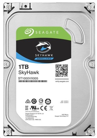 SEAGATE HDD SKYHAWK (SURVEILLANCE) 1TB SATAIII/600 5900RPM, 64MB cache