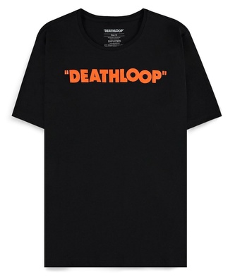 Pánské tričko Deathloop: Logo (XL) černá bavlna
