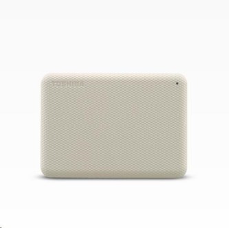 TOSHIBA HDD CANVIO ADVANCE (NEW) 4TB, 2,5\", USB 3.2 Gen 1, bílá / white
