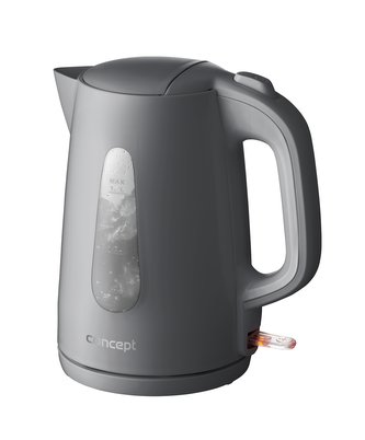 RK2382 Rychlovarná konvice plastová 1,7 l, šedá