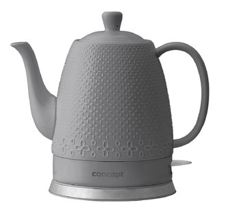RK0071 Rychlovarná konvice keramická 1,5 l, šedá