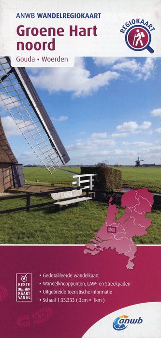 Groene Hart noord (Gauda/Woerden) 1:33 000
